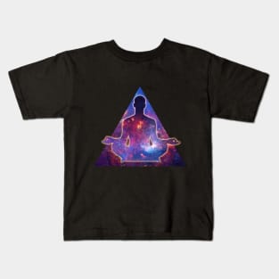 Deep Meditation Kids T-Shirt